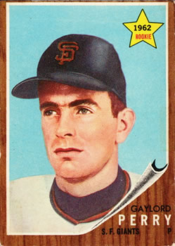 1962 Topps      199     Gaylord Perry RC